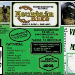1 Carrera de Mountain Bike en José  e  Rodó Soriano